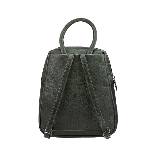 Рюкзак Dr.Koffer из натуральной кожи зеленый
