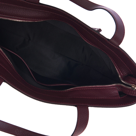 Женская сумка Dr. Koffer из натуральной кожи бордовая