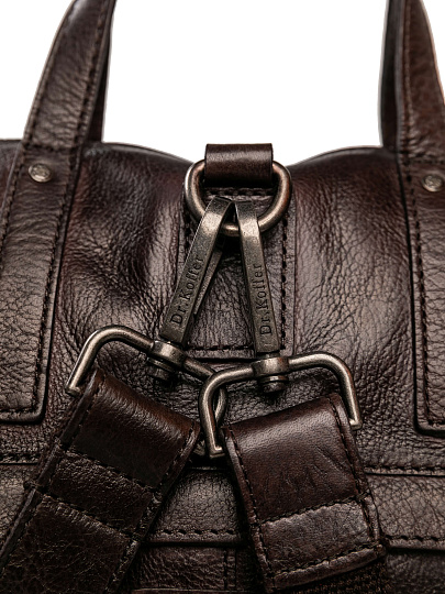 Рюкзак Dr.Koffer из натуральной кожи коричневый