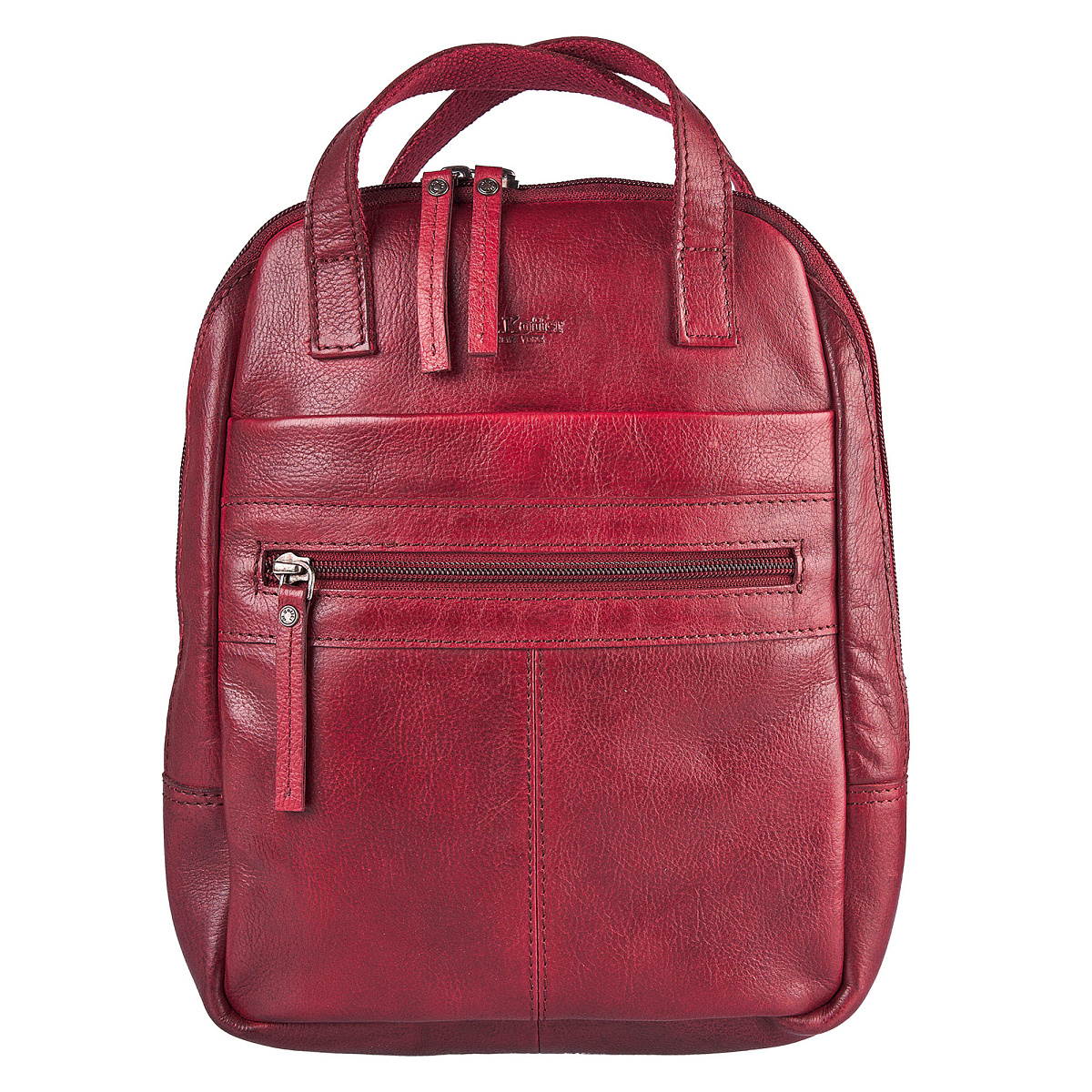 Рюкзак Dr.Koffer из натуральной кожи бордовый