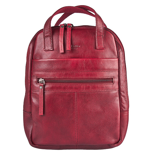 Рюкзак Dr.Koffer из натуральной кожи бордовый