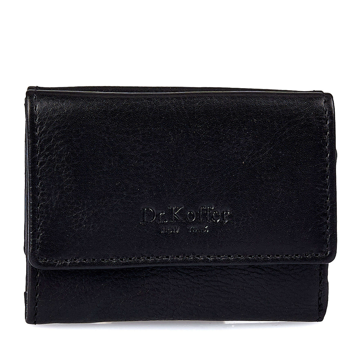 Портмоне Dr.Koffer из натуральной кожи черное