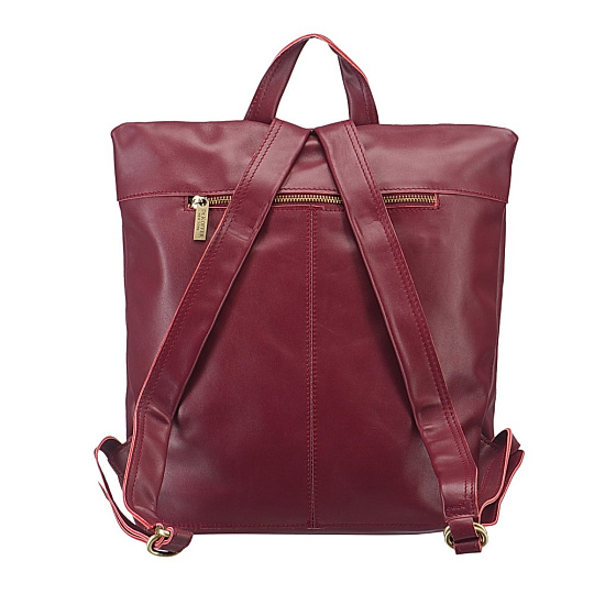 Рюкзак Dr.Koffer из натуральной кожи бордовый