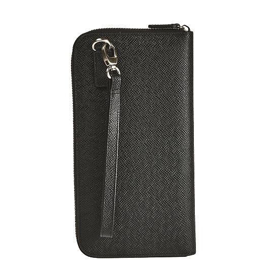 Портмоне Dr.Koffer из натуральной кожи черное