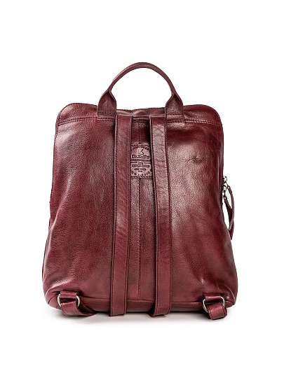 Рюкзак Dr.Koffer из натуральной кожи бордовый