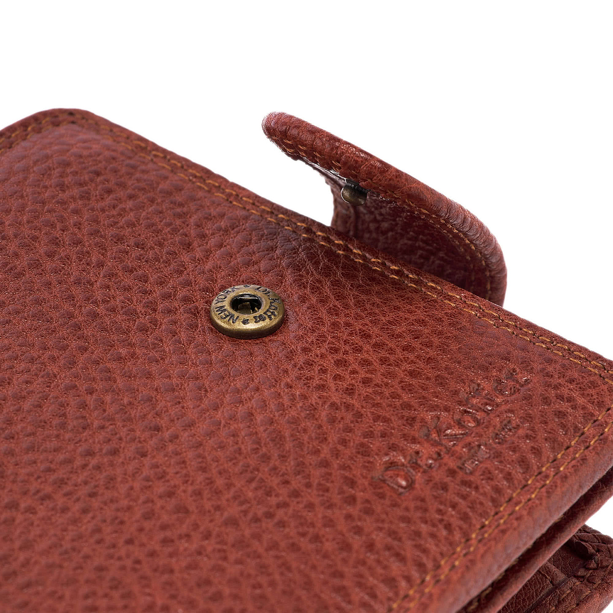 Портмоне Dr.Koffer из натуральной кожи светло-коричневое