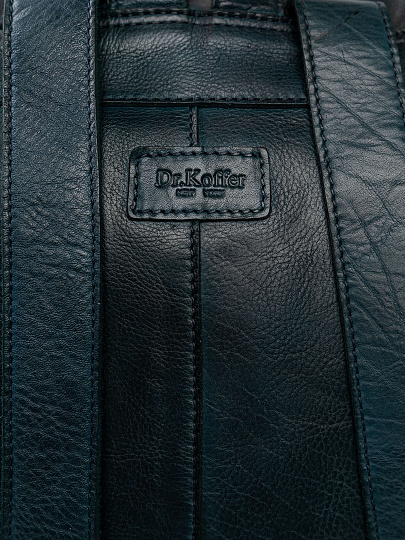 Рюкзак Dr.Koffer из натуральной кожи синий