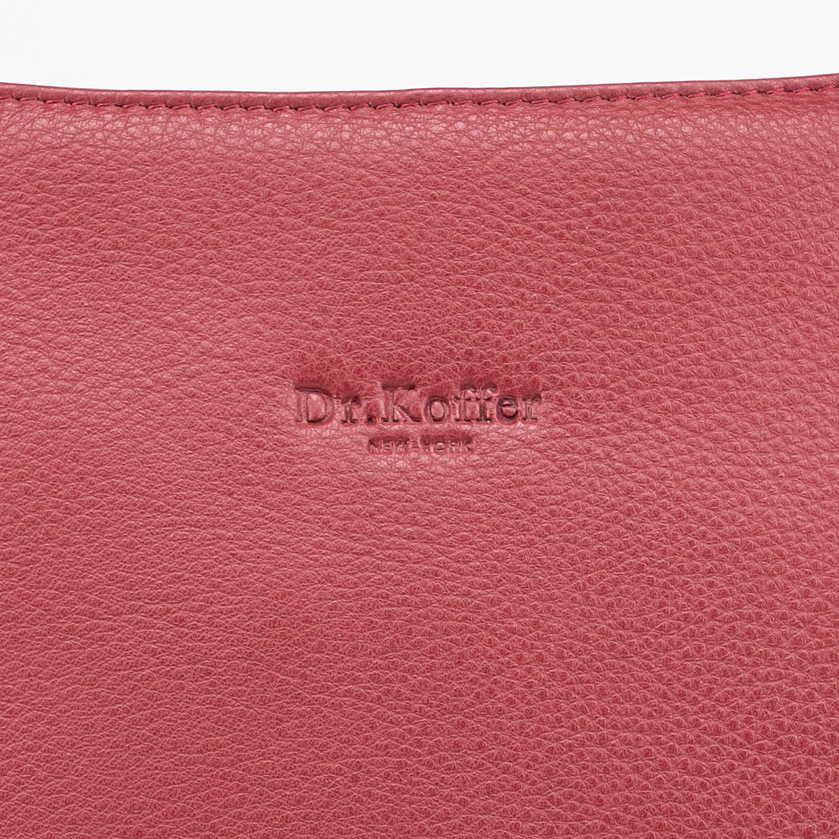 Женская сумка Dr.Koffer из натуральной кожи бордовая