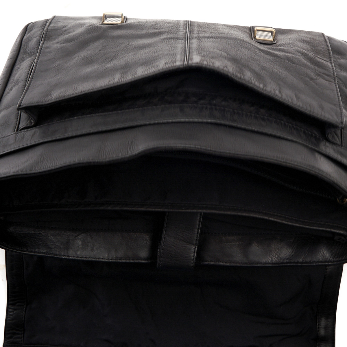 Портфель Dr.Koffer из натуральной кожи черный