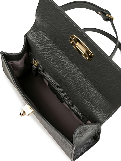 Женская сумка Dr.Koffer из натуральной кожи темно-серая