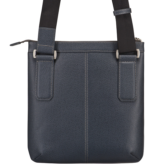 Сумка через плечо Dr.Koffer из натуральной кожи серая