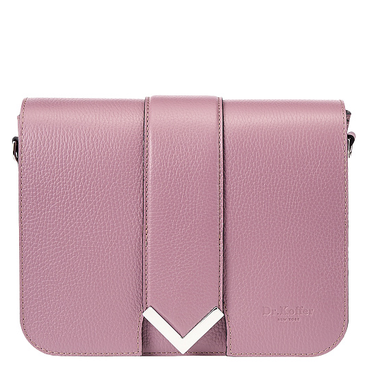 Женская сумка Dr. Koffer из натуральной кожи розовая