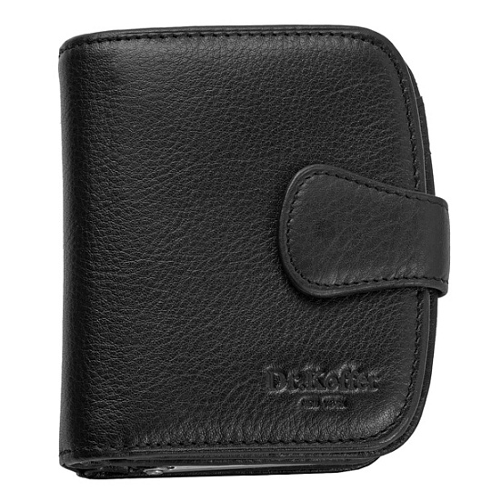 Кошелек Dr.Koffer из натуральной кожи черный