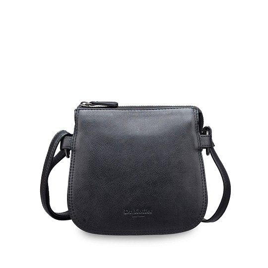 Женская сумка Dr.Koffer из натуральной кожи чёрная