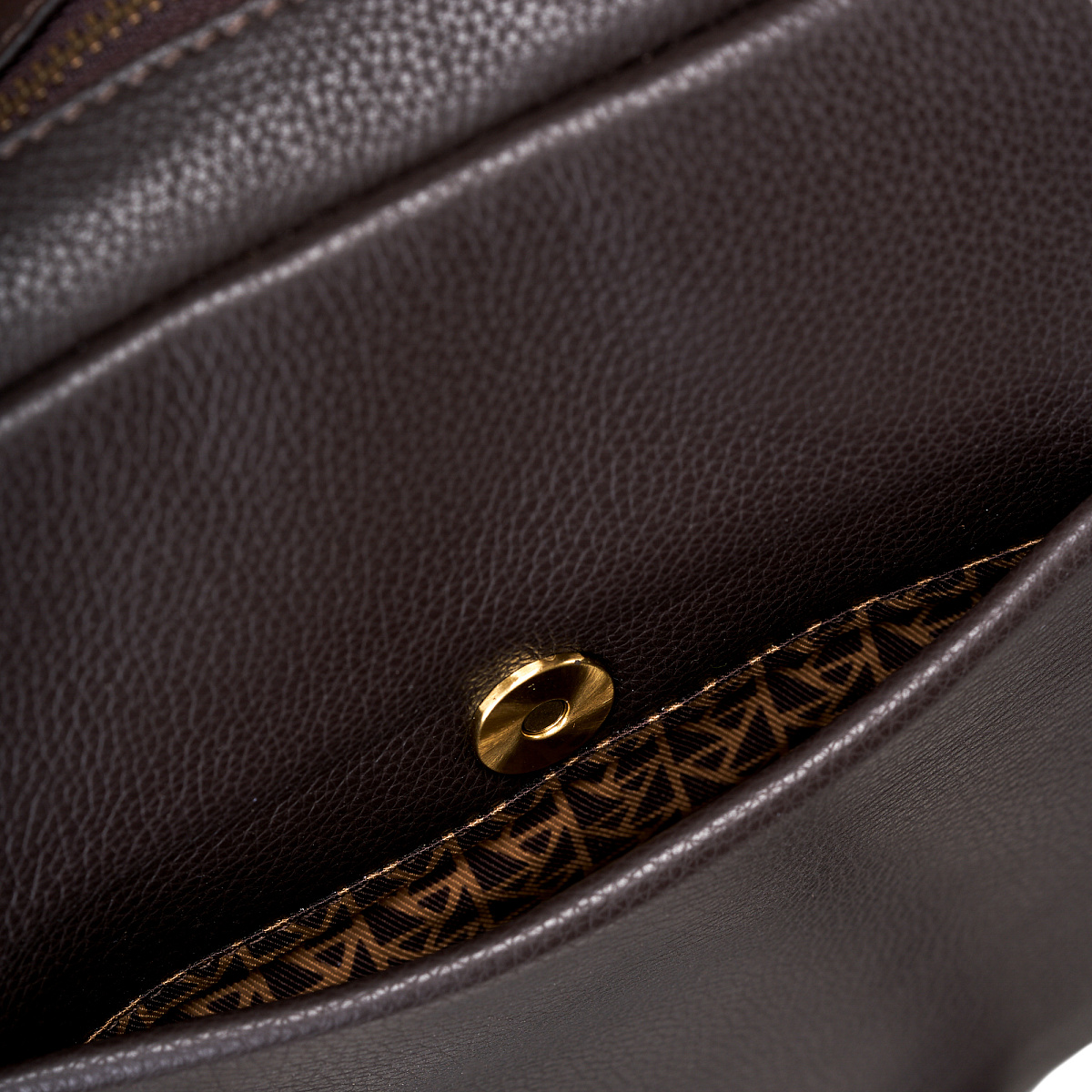 Сумка через плечо Dr.Koffer из натуральной кожи коричневая