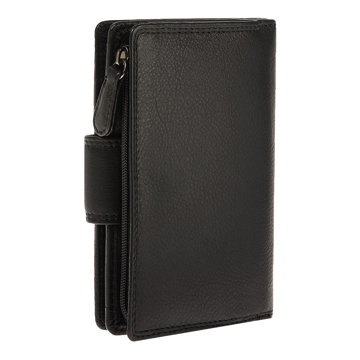 Портмоне Dr.Koffer из натуральной кожи черное