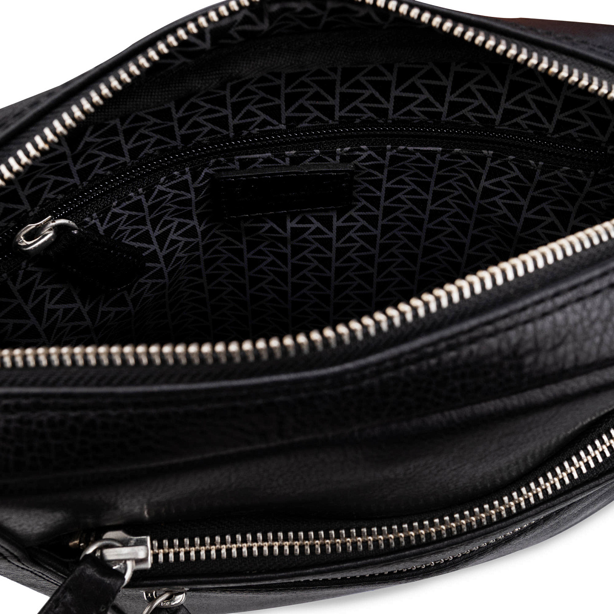 Сумка через плечо Dr.Koffer из натуральной кожи черная