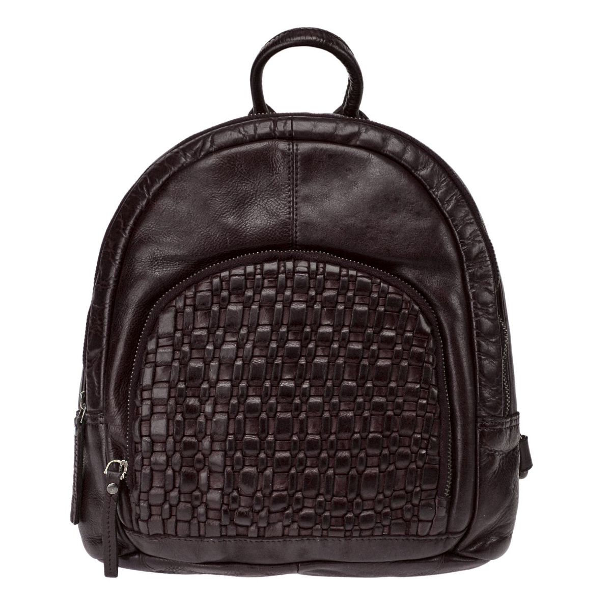 Рюкзак Dr.Koffer из натуральной кожи темно-коричневый