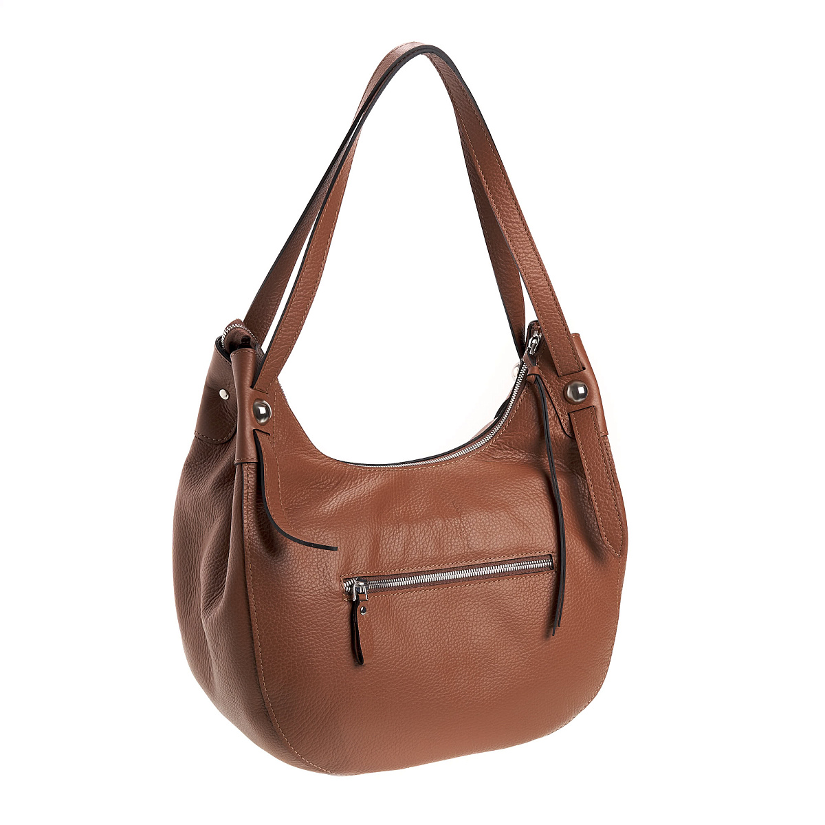 Женская сумка Dr.Koffer из натуральной кожи коричневая