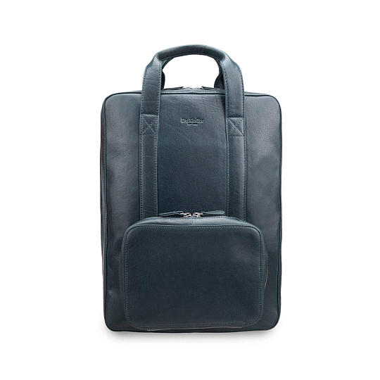 Рюкзак Dr.Koffer из натуральной кожи синий