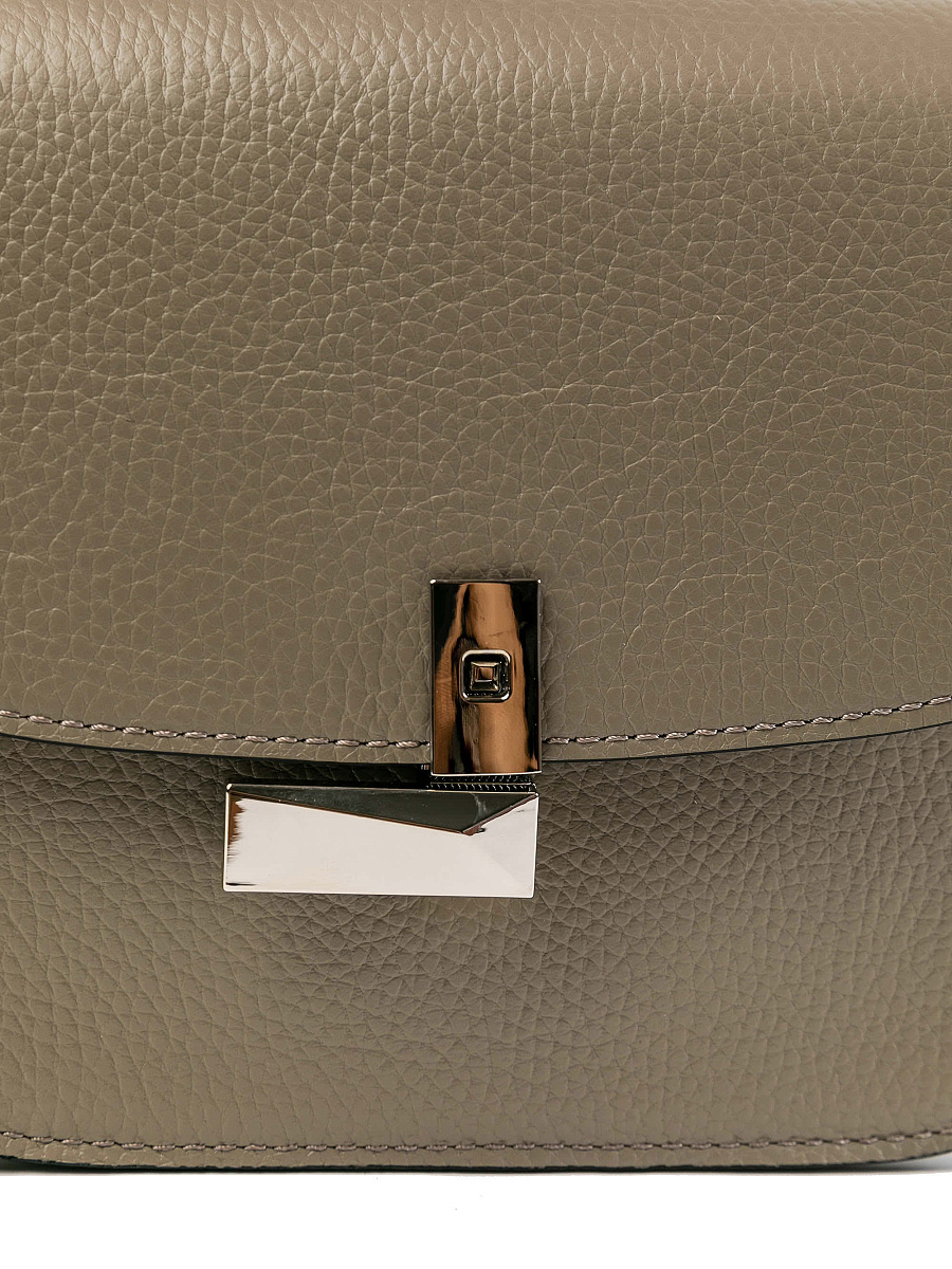 Женская сумка Dr.Koffer из натуральной кожи бежевая