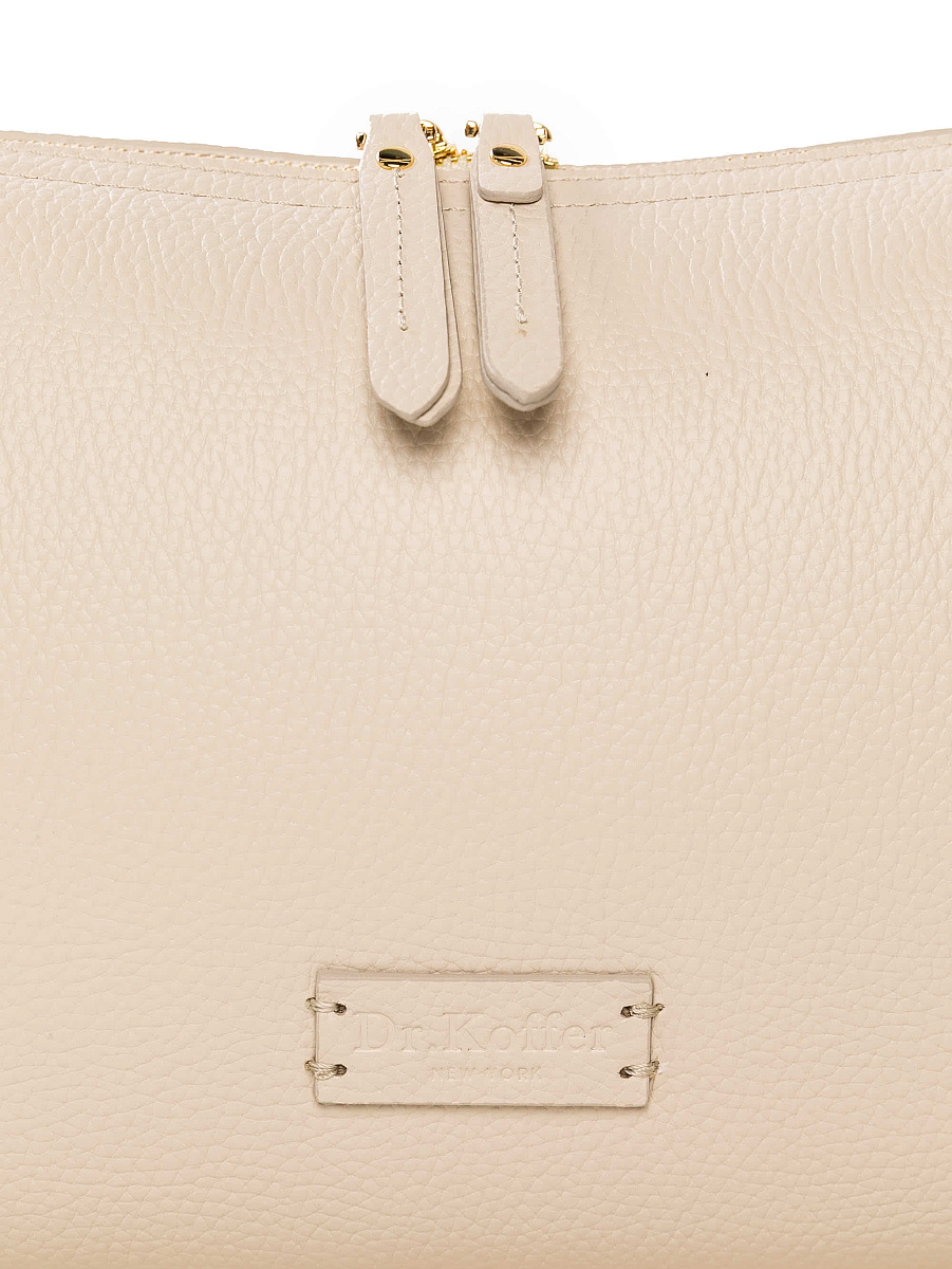 Женская сумка Dr. Koffer из натуральной кожи белая