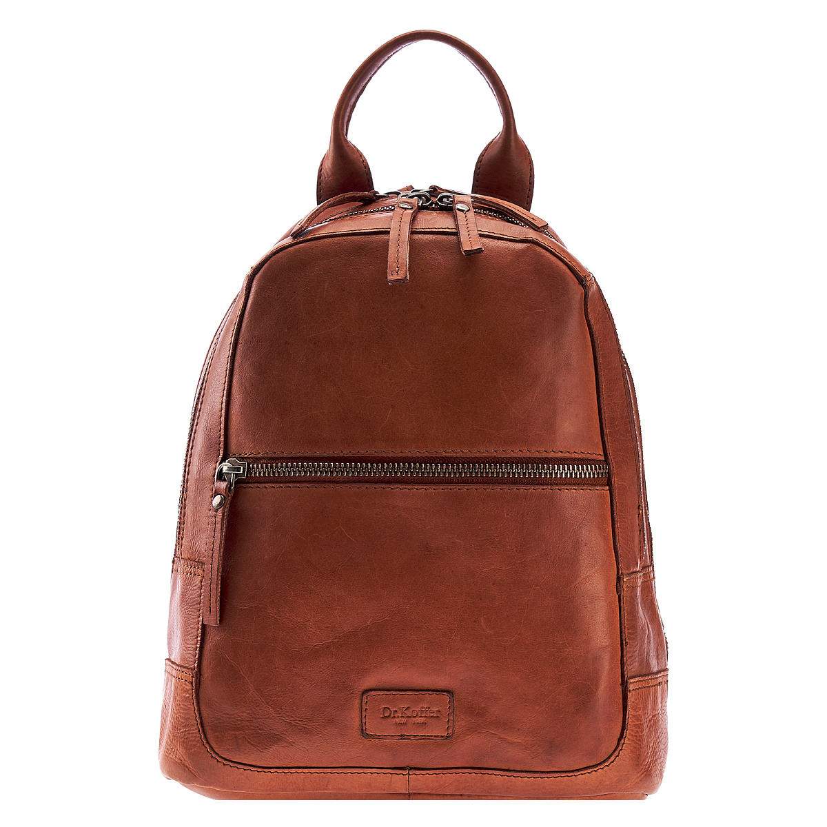 Рюкзак Dr.Koffer из натуральной кожи светло-коричневый