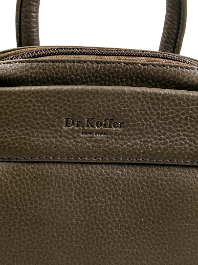 Рюкзак Dr.Koffer из натуральной кожи коричневый