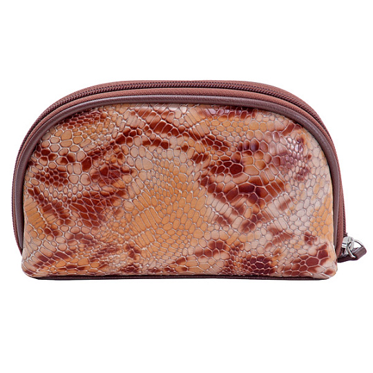 Косметичка Dr.Koffer из натуральной кожи бежевая