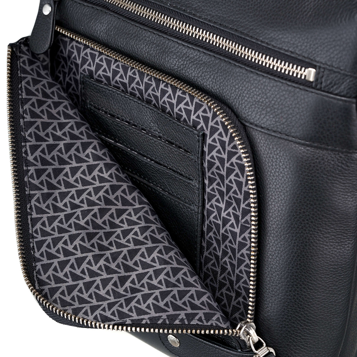 Сумка через плечо Dr.Koffer из натуральной кожи черная