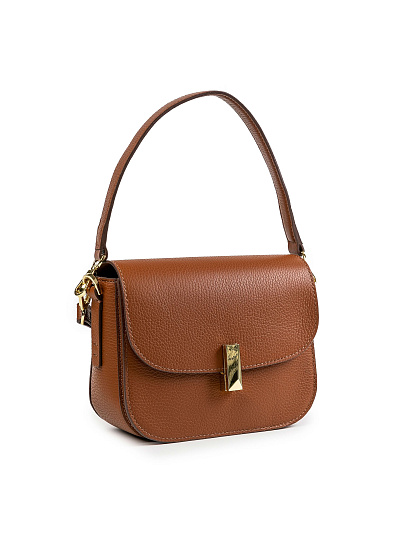 Женская сумка Dr.Koffer из натуральной кожи коричневая