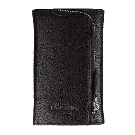 Ключница Dr.Koffer из натуральной кожи черная