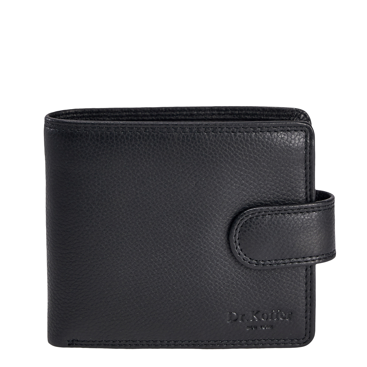 Портмоне Dr.Koffer из натуральной кожи черное