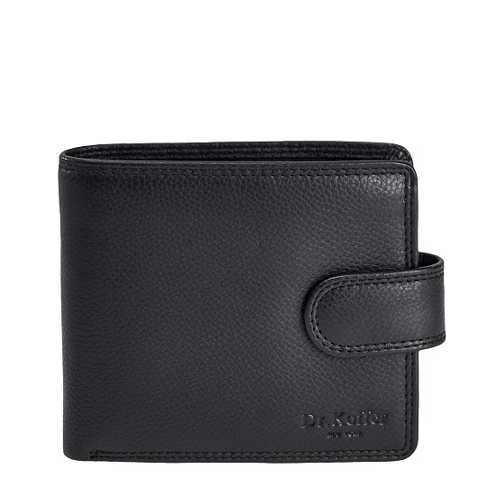 Портмоне Dr.Koffer из натуральной кожи черное