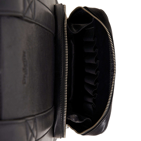 Рюкзак Dr.Koffer из натуральной кожи черный