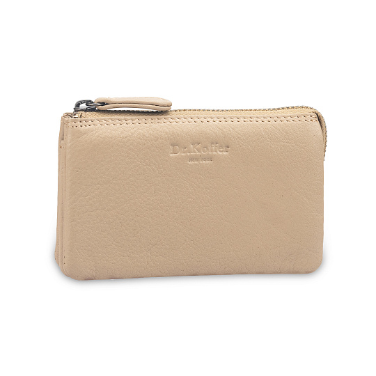Ключница Dr.Koffer из натуральной кожи бежевая