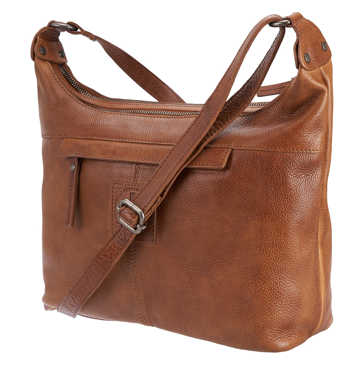 Женская сумка Dr.Koffer из натуральной кожи светло-коричневая