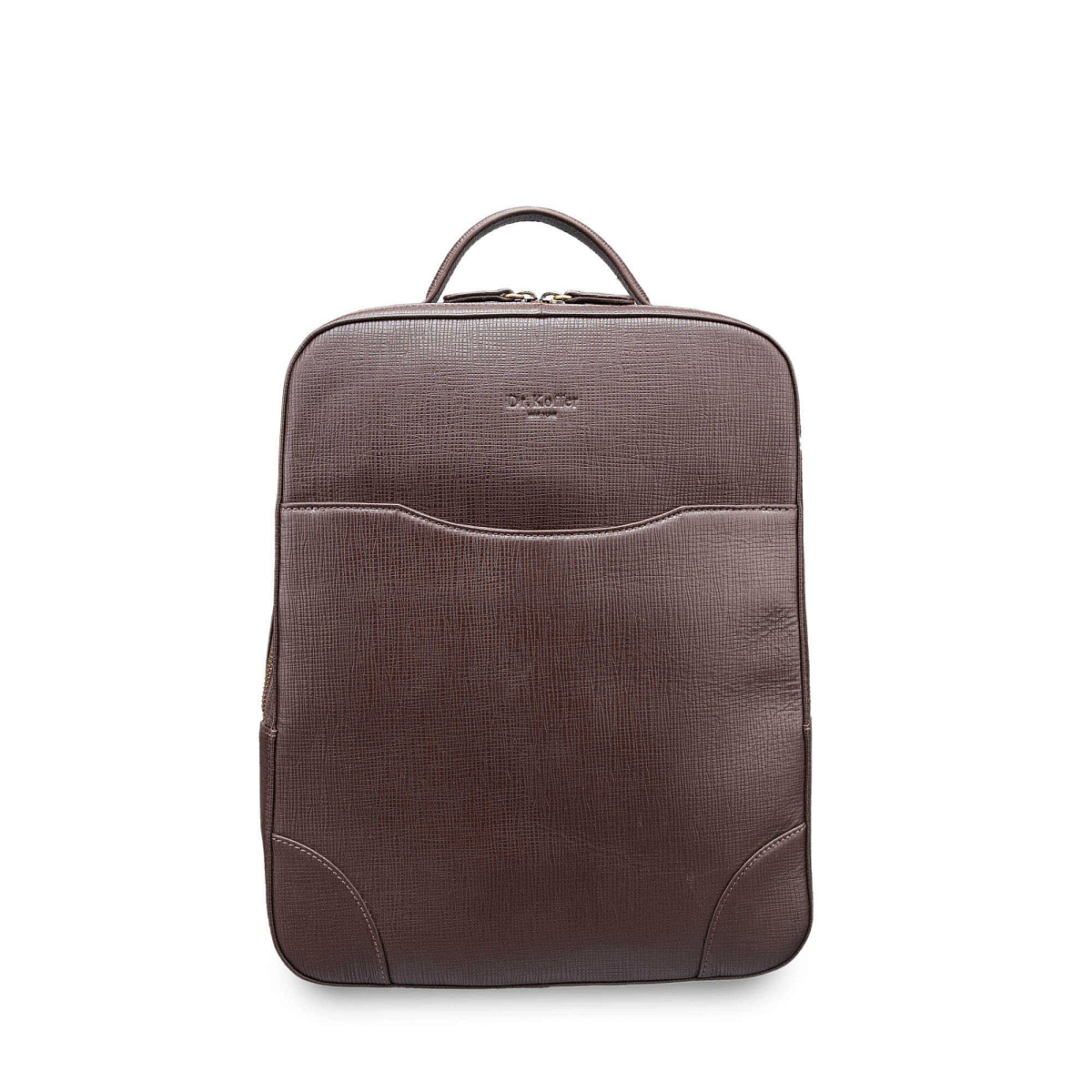 Рюкзак Dr.Koffer из натуральной кожи красный