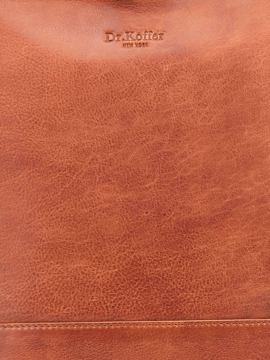 Рюкзак Dr. Koffer из натуральной кожи коричневый