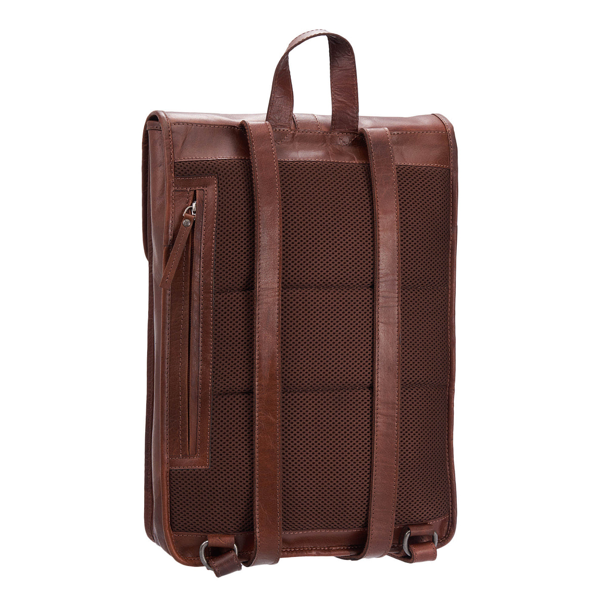 Рюкзак Dr.Koffer из натуральной кожи светло-коричневый