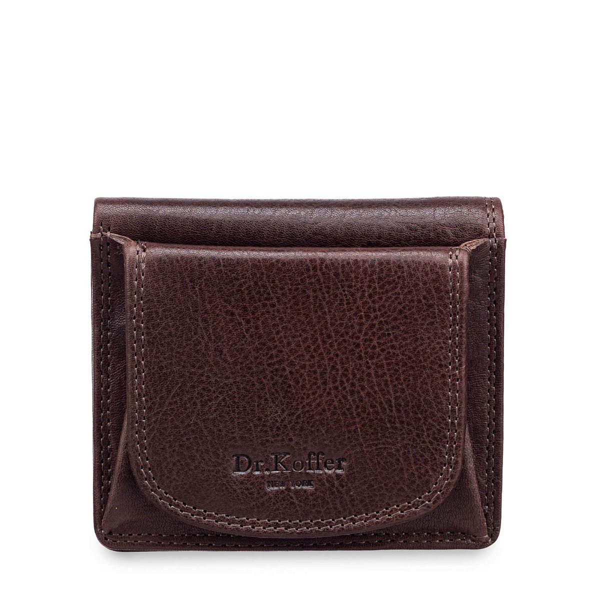 Кошелек Dr.Koffer из натуральной кожи коричневый