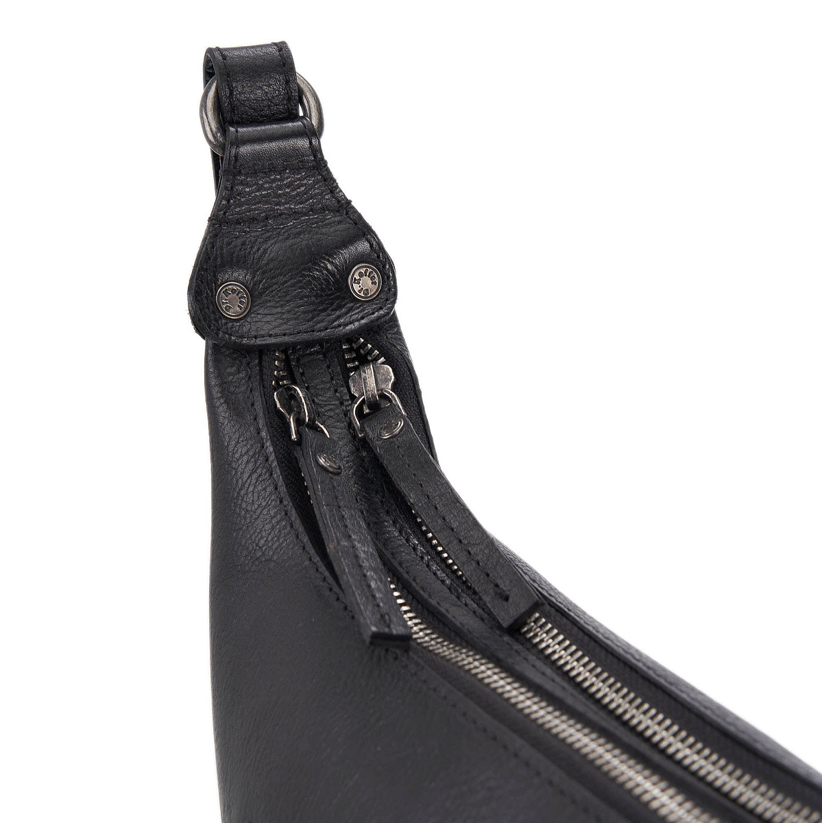 Женская сумка Dr.Koffer из натуральной кожи чёрная