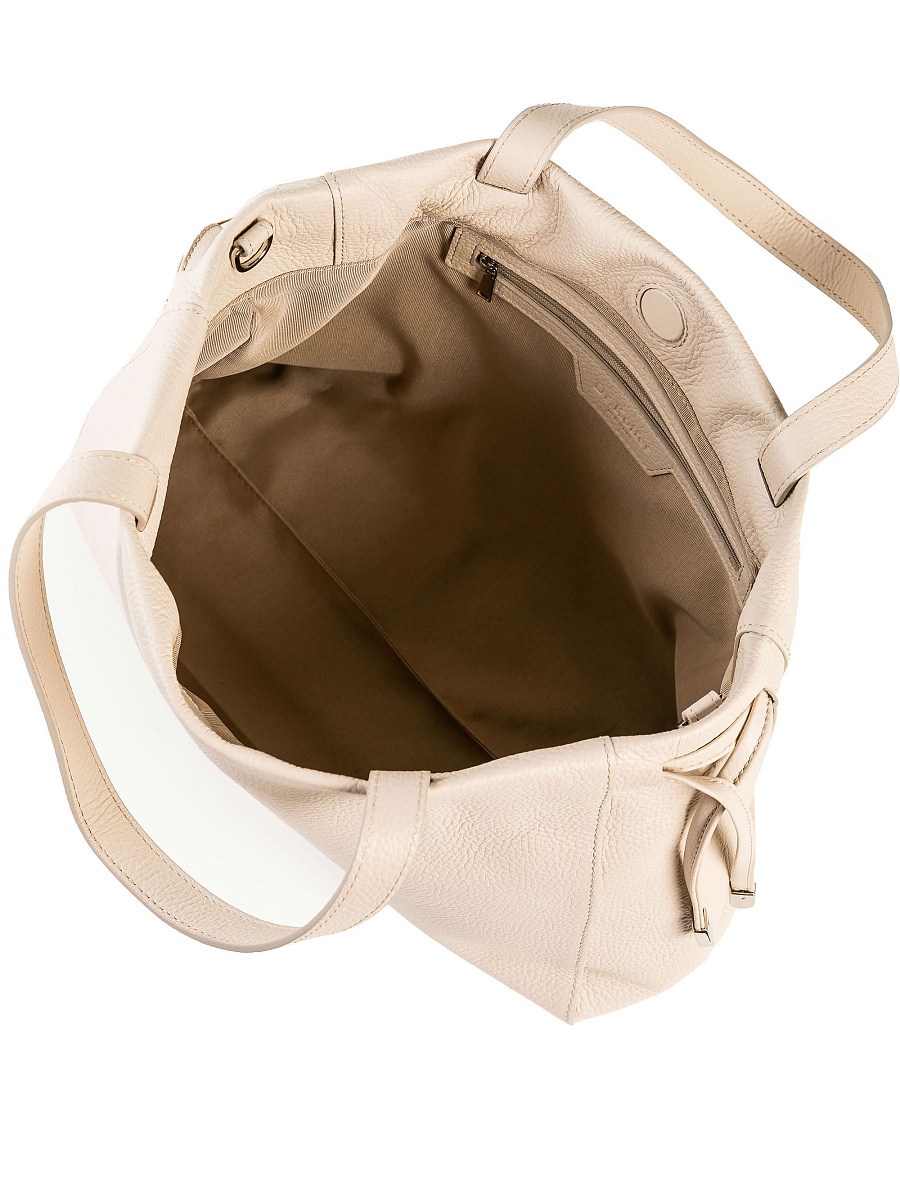 Женская сумка Dr. Koffer из натуральной кожи белая