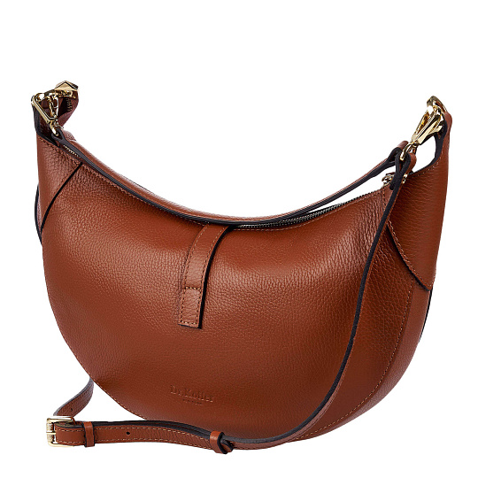 Женская сумка Dr. Koffer из натуральной кожи коричневая