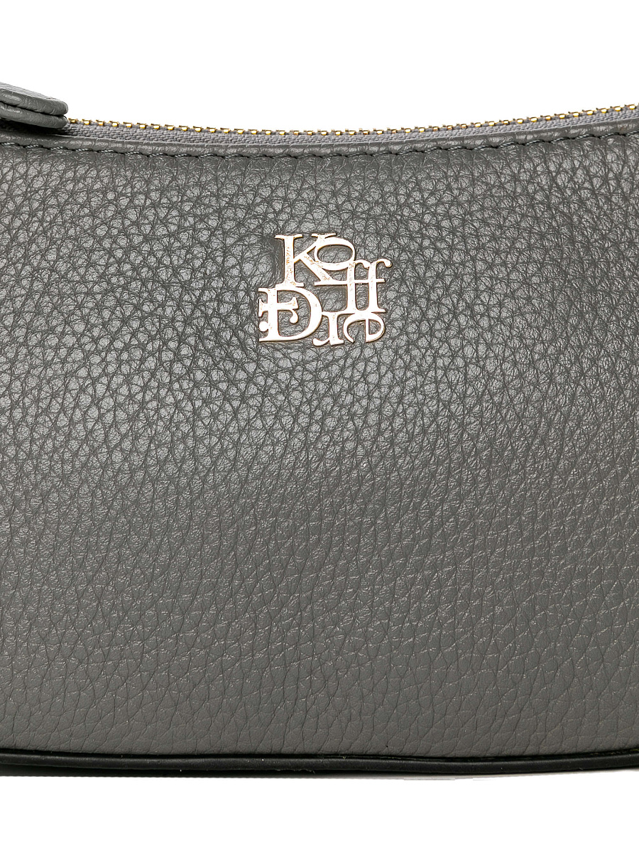 Женская сумка Dr. Koffer из натуральной кожи серая