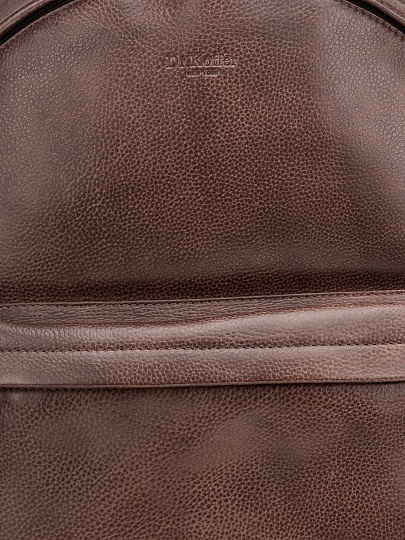 Рюкзак Dr. Koffer из натуральной кожи коричневый