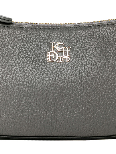 Женская сумка Dr. Koffer из натуральной кожи серая