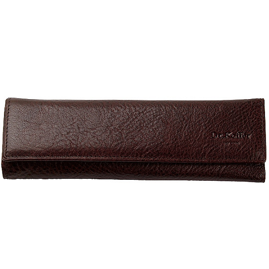 Ключница Dr.Koffer из натуральной кожи темно-коричневая