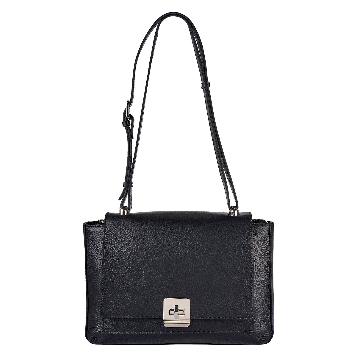 Женская сумка Dr. Koffer из натуральной кожи черная