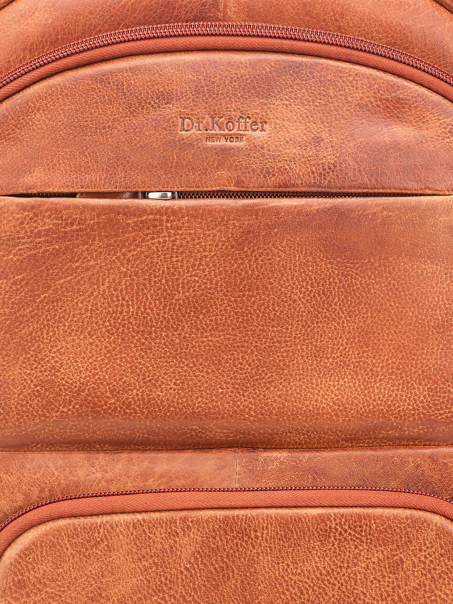 Рюкзак Dr. Koffer из натуральной кожи коричневый